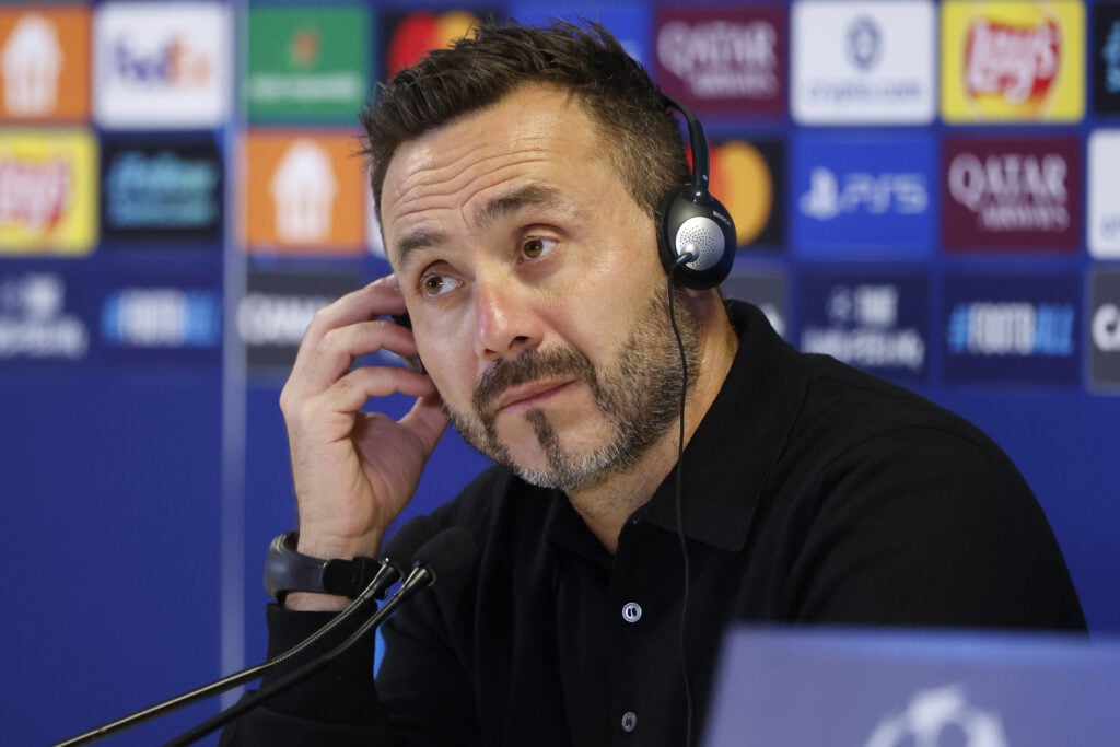 Tottenham manager Roberto De Zerbi