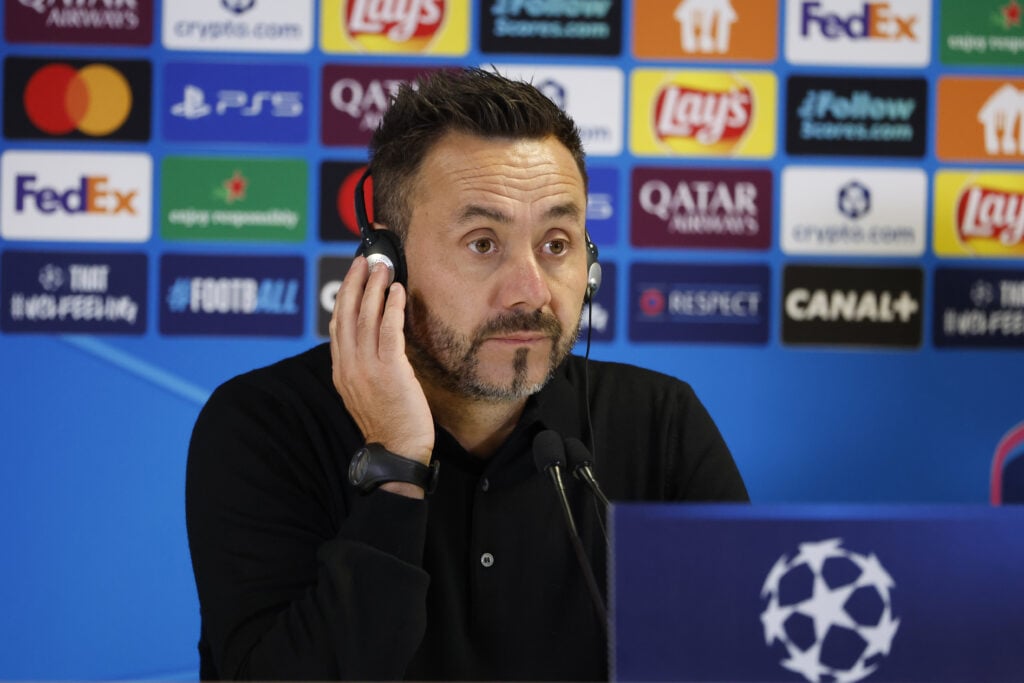 Tottenham manager Roberto De Zerbi