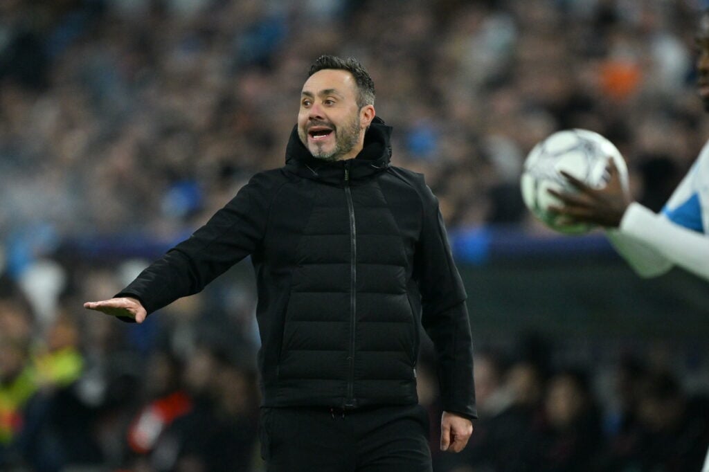 Tottenham manager Roberto De Zerbi