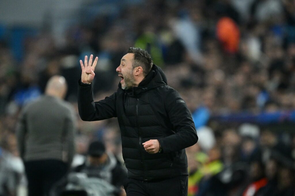 Tottenham manager Roberto De Zerbi