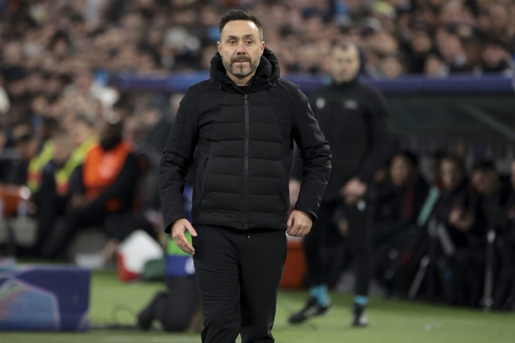 Tottenham manager Roberto De Zerbi