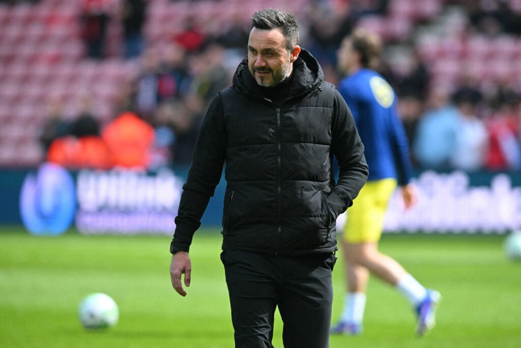 Tottenham manager Roberto De Zerbi