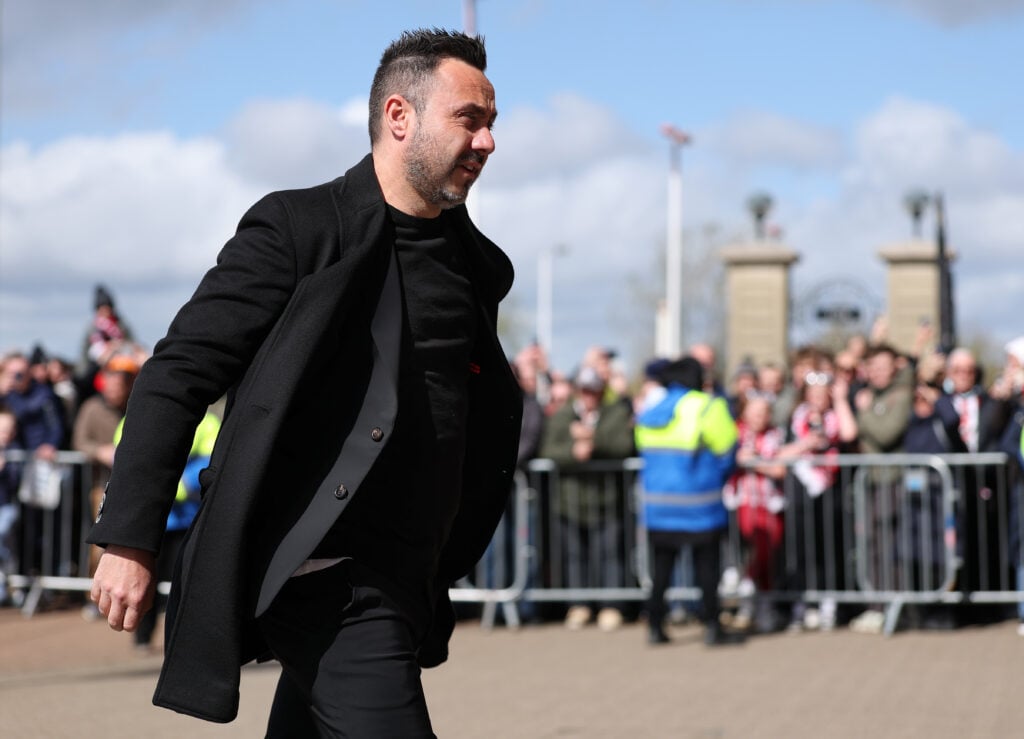 Tottenham manager Roberto De Zerbi