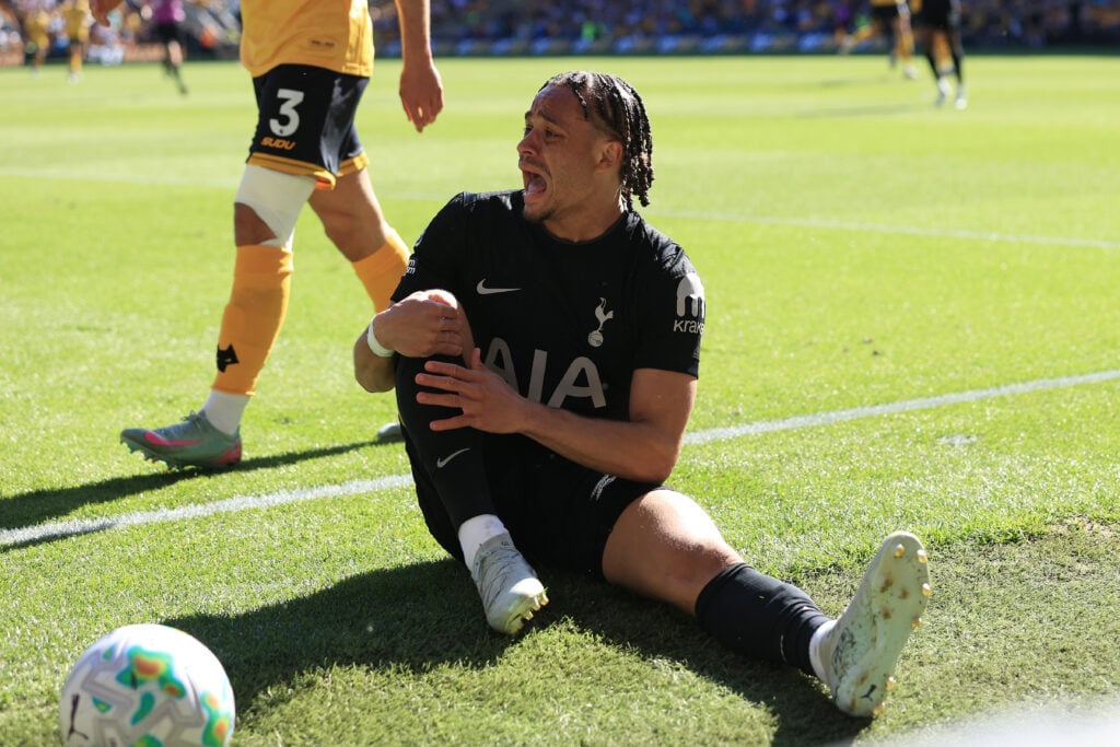Wolverhampton Wanderers v Tottenham Hotspur - Premier League Xavi Simons