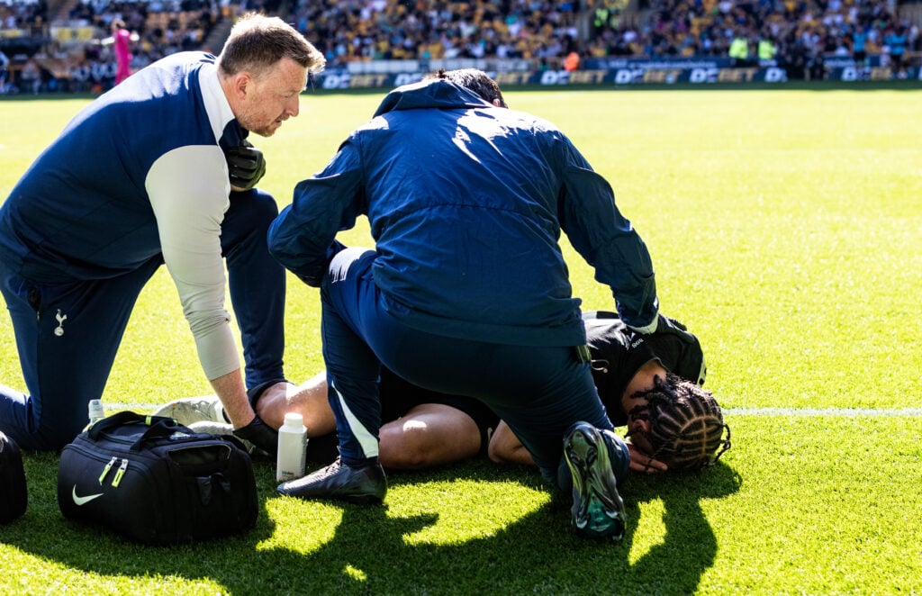Xavi Simons injury at Tottenham