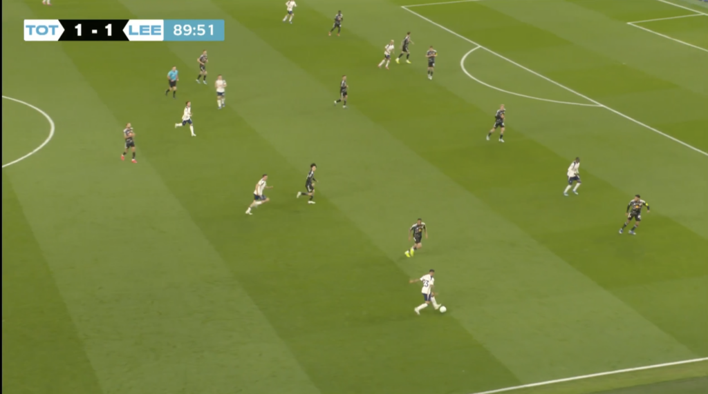 James Maddison analysis from Tottenham vs Leeds