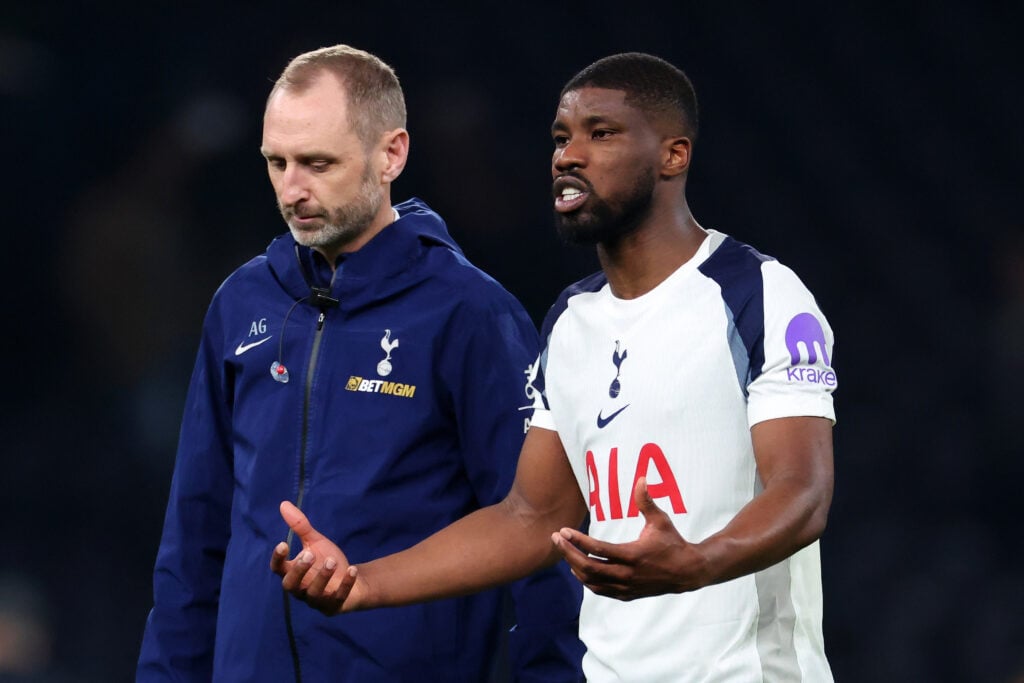 Tottenham coach Andreas Georgson