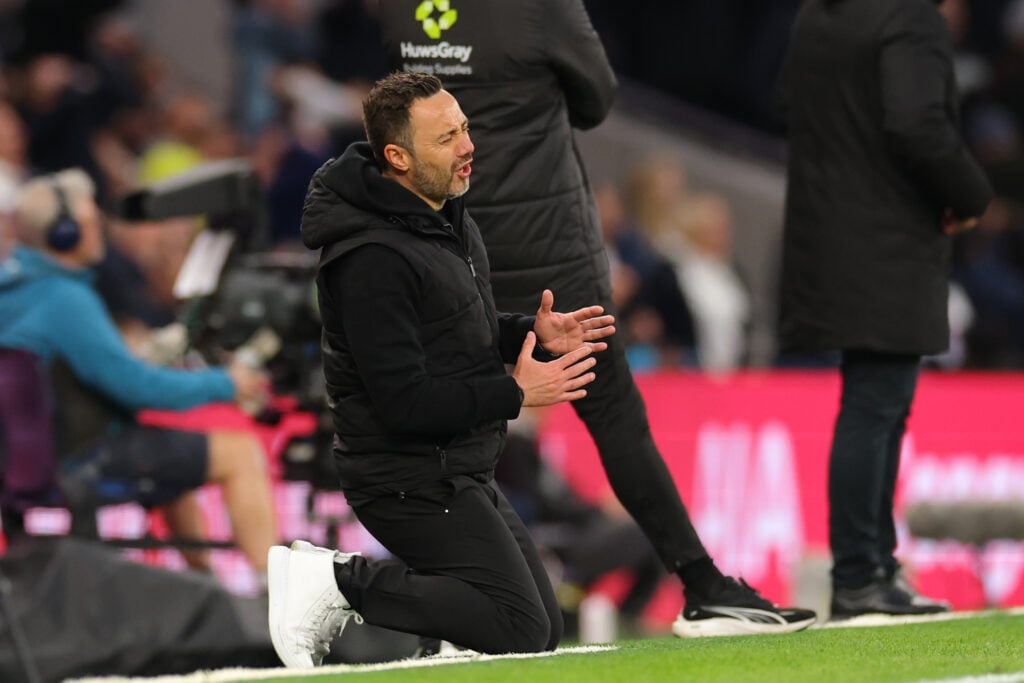 Tottenham boss Roberto De Zerbi