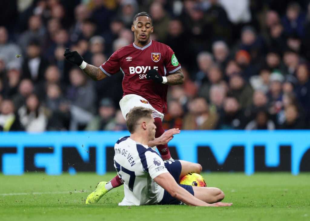 Tottenham Hotspur v West Ham United - Premier League - Crysencio Summerville