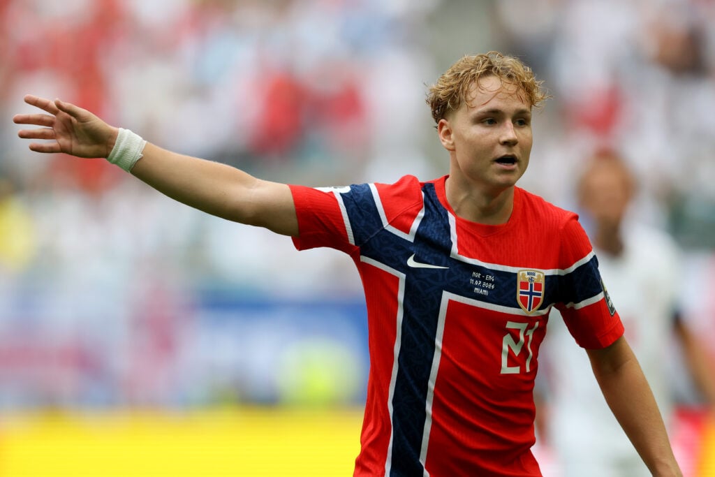 Tottenham target Andreas Schjelderup