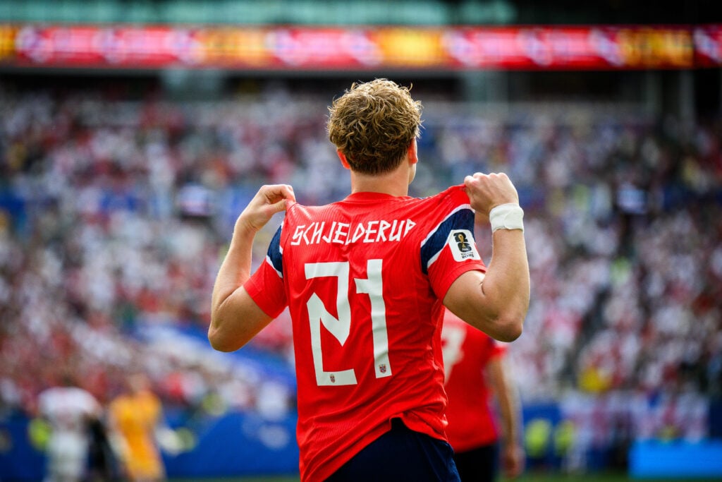 Tottenham target Andreas Schjelderup