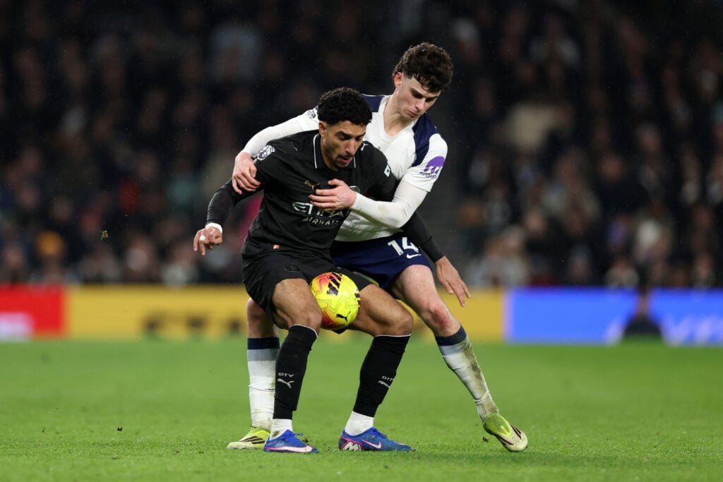 Tottenham Hotspur v Manchester City - Premier League - Omar Marmoush