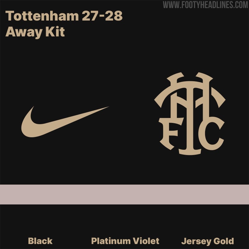 Tottenham away kit leak colours 2027/28