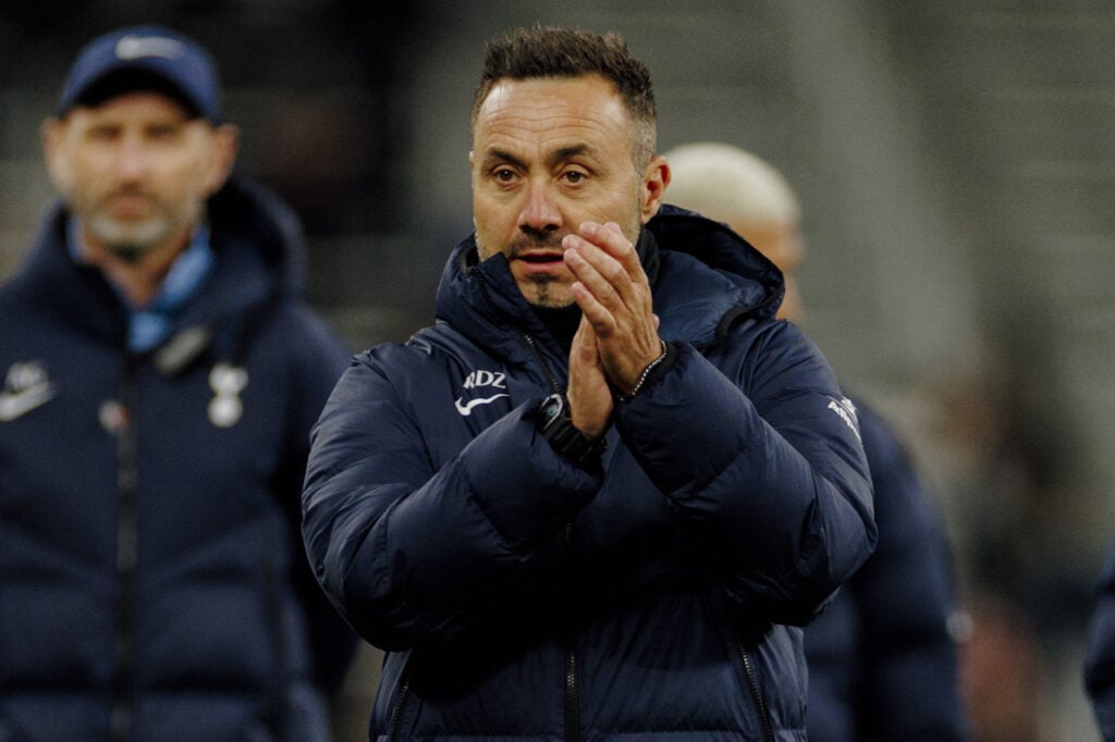 Roberto De Zerbi Tottenham