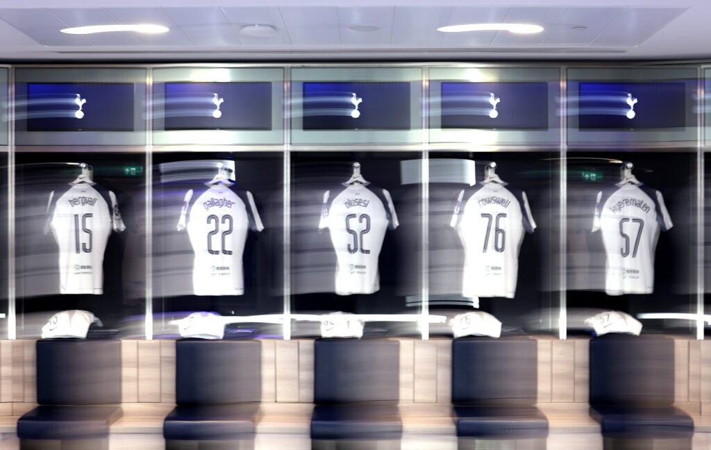 Tottenham Hotspur FC v Atletico de Madrid - UEFA Champions League 2025/26 Round of 16 Second Leg - Dressing room