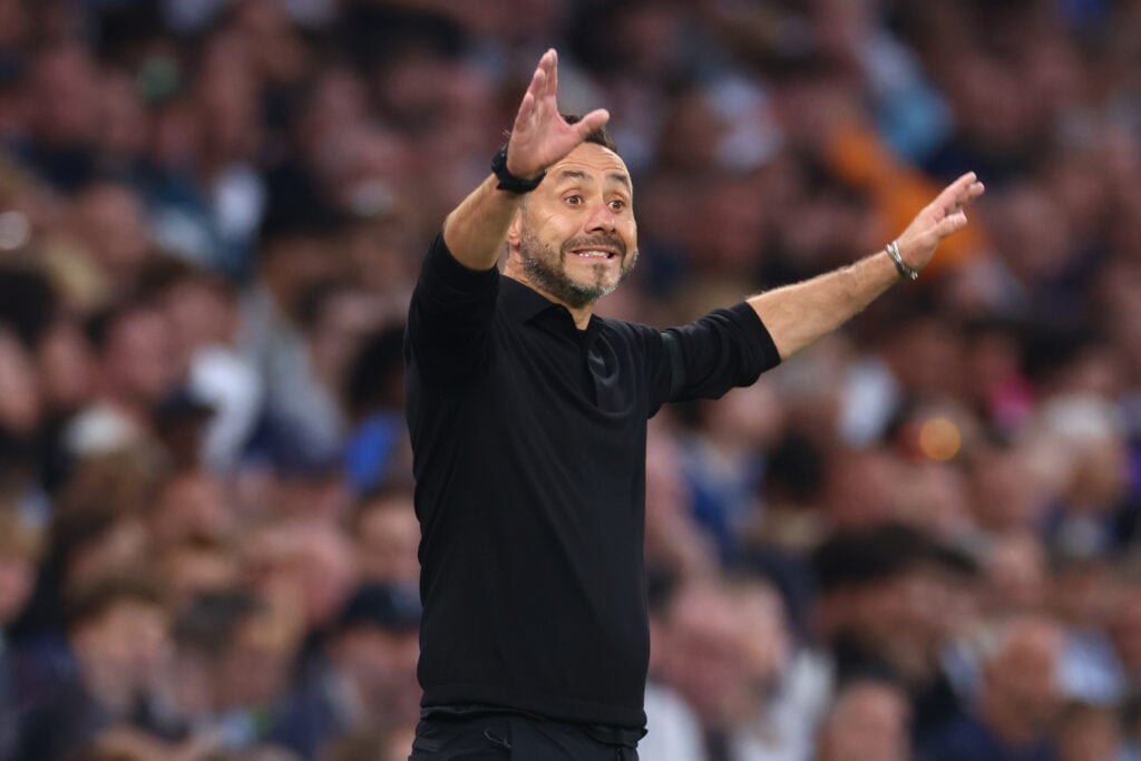 Tottenham boss Roberto De Zerbi