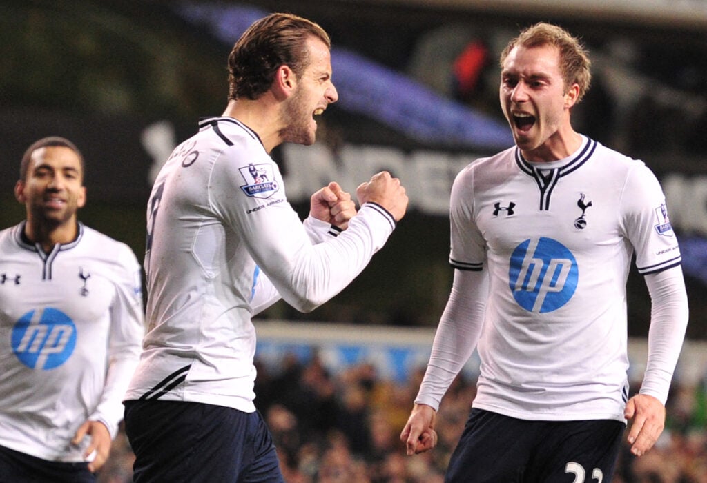 Tottenham Roberto Soldado and Christian Eriksen