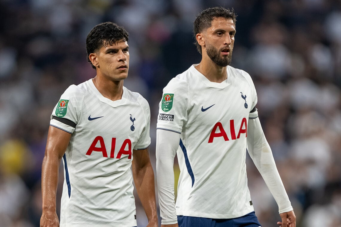 Mateus Fernandes and Rodrigo Bentancur Tottenham