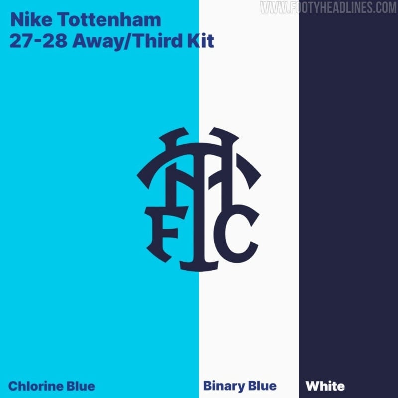 Tottenham light blue away third kit leak