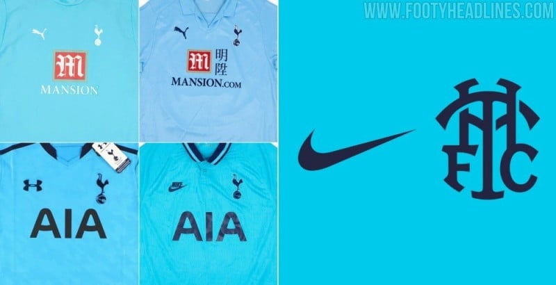 Tottenham light blue away third kit leak