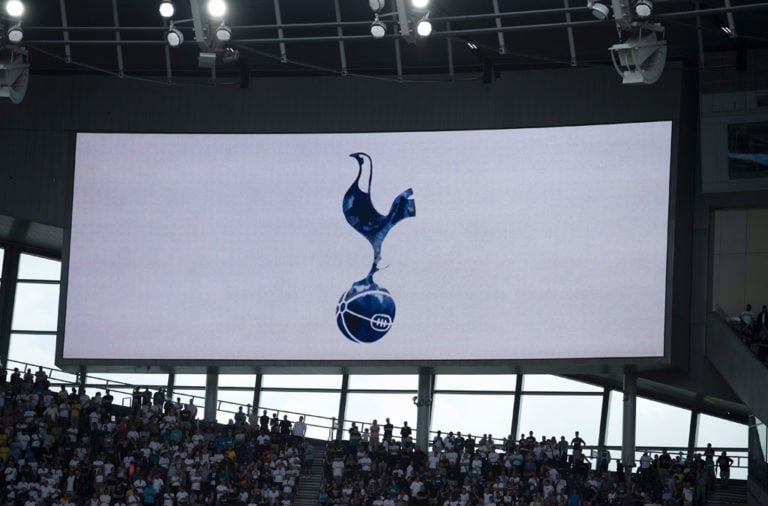 Tottenham Hotspur Badge on screen