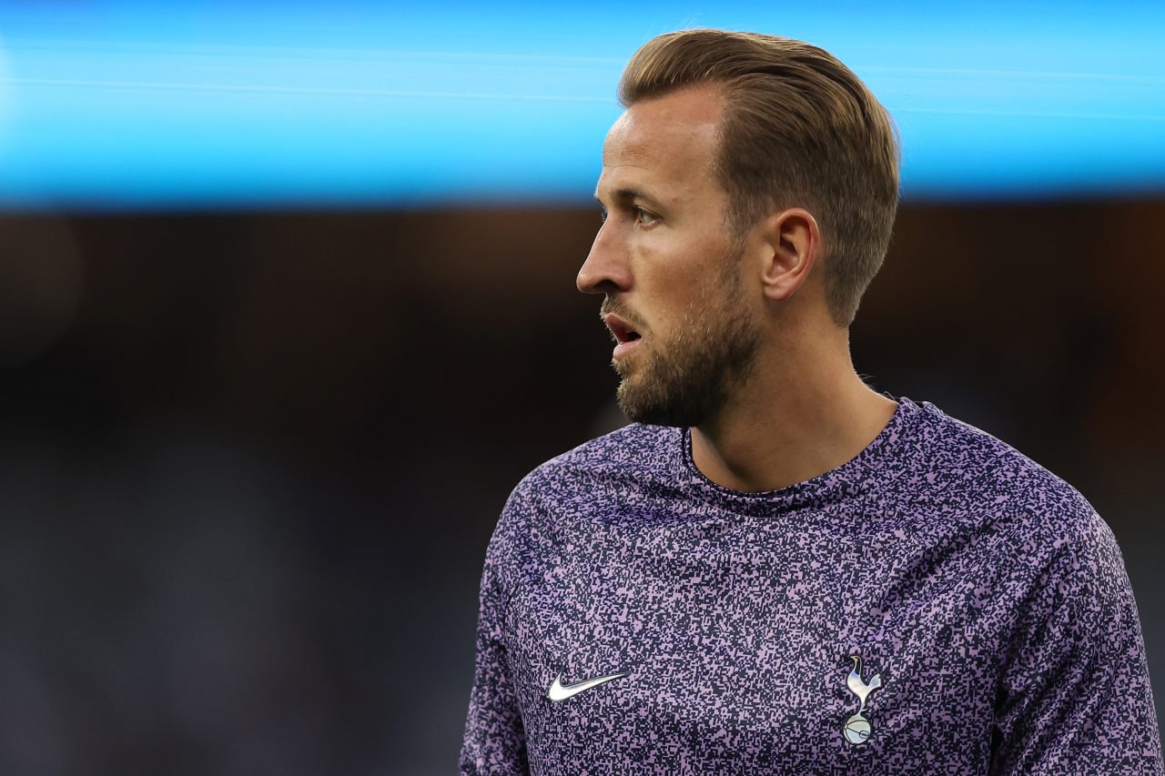 Harry Kane during a warm up